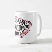 Mug Joyeuse Saint-Valentin Cœur (Devant droit)