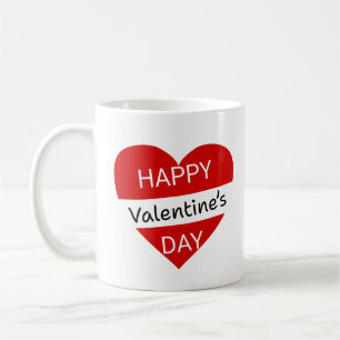 Mug Joyeuse Saint-Valentin Cœur - Citation d'amour cla