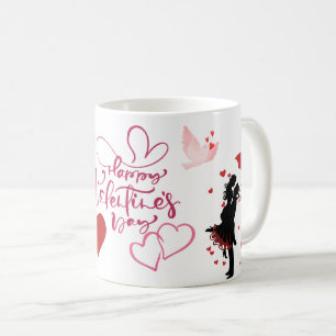 Mug Joyeuse Saint-Valentin Cœur Romantique