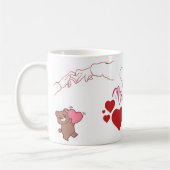 Mug Joyeuse Saint-Valentin Cœur Romantique (Gauche)