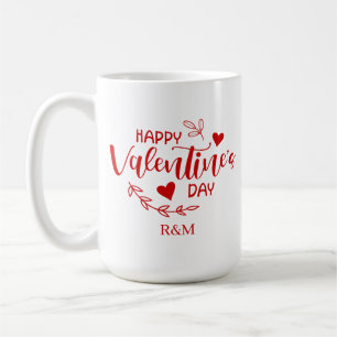 Mug Joyeuse Saint-Valentin cœur rouge