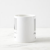Mug Joyeuse Saint-Valentin couple photo moderne simple (Centre)