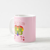 Mug Joyeuse Saint-Valentin Cute Pear Bear Pair LGBT (Devant gauche)