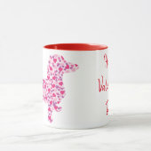 Mug Joyeuse Saint-Valentin Dachshund (Centre)