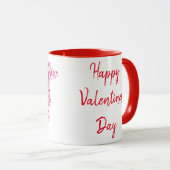 Mug Joyeuse Saint-Valentin Dachshund (Devant droit)