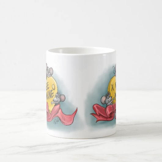 Mug Joyeuse Saint-Valentin de Mic, Mac et Moe (Centre)