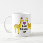 Mug Joyeuse Saint-Valentin girafes (Gauche)
