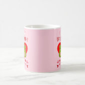 Mug Joyeuse Saint-Valentin Joli couple d'ours en poire (Centre)