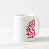 Mug Joyeuse Saint-Valentin Léopard Arc-en-Ciel (Devant droit)