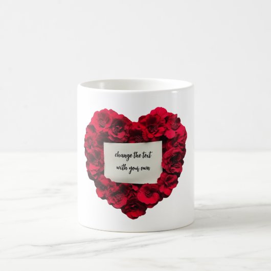 Mug Joyeuse Saint-Valentin Rose (Centre)