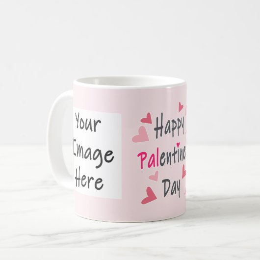 Mug Joyeuse Saint-Valentin Saint-Valentin Personnalisé (Devant gauche)