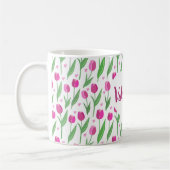 Mug Joyeuse Saint-Valentin Tulipes roses (Gauche)