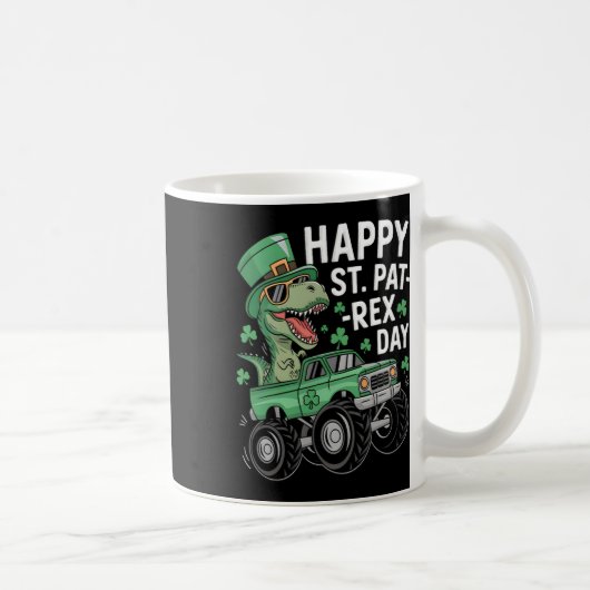 Mug Joyeuse St Pat-rex Patricks Day Dinosaure Monstre (Droite)