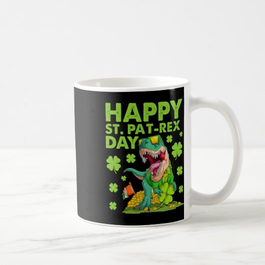 Mug Joyeuse St Pat T-rex Day Dinosaure St Patricks Day (Droite)