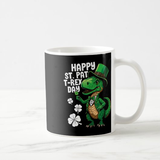 Mug Joyeuse St Pat T-rex Day St Patricks Day Dinosaure (Droite)
