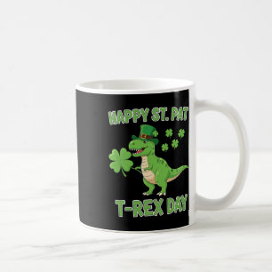 Mug Joyeuse St Pat Trex Day Drôle de dinosaure Shamroc