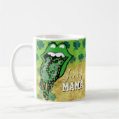 Mug Joyeuse St Patrick Chanceuse Maman Lèvres (Gauche)
