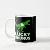 Mug Joyeuse St Patrick Chanceuxsaurus Dinosaure Shamro (Gauche)