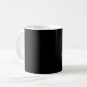 Mug Joyeuse St Patrick Day Battement de coeur trèfle (Devant gauche)