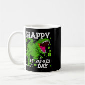 Mug Joyeuse St Patrick Dinosaur T-rex Garçons Tout-pet (Gauche)
