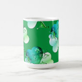 Mug Joyeuse St Patrick écrit à la main avec des trèfle (Centre)