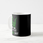 Mug Joyeuse St Patrick Patrex T-rex Dinosaure Drôle (Devant gauche)