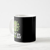 Mug Joyeuse St Patrick T-rex Et Trèfles St Patty (Devant gauche)