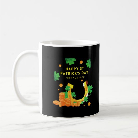 Mug Joyeuse St. Patricks Day - Shamrock irlandais chan (Gauche)