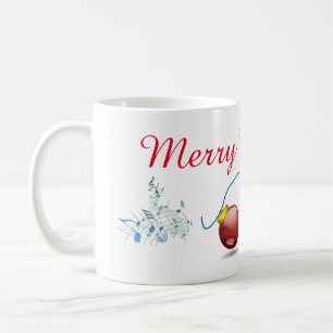Mug Joyeuses boules de Noël et Musique Musique Musiqu