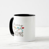 Mug Joyeuses croisières de Noël Famille de croisières (Devant gauche)