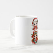 Mug Joyeuses et brillantes boules (Devant gauche)