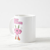 Mug Joyeuses fêtes - Coeur Super de la saison (Devant gauche)