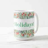 Mug Joyeuses fêtes ! Green (Devant droit)
