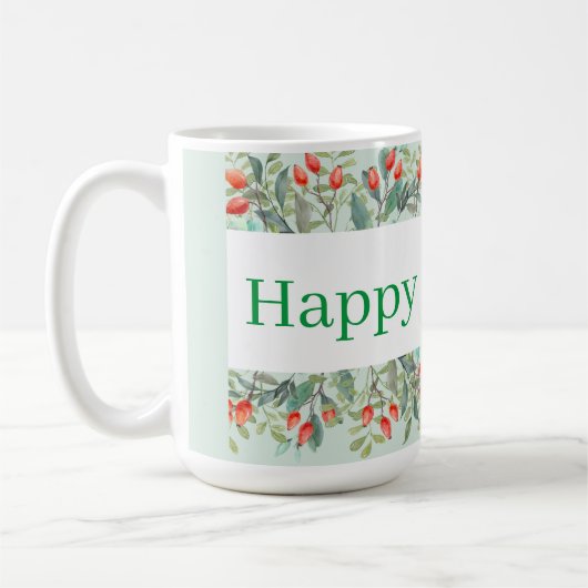 Mug Joyeuses fêtes ! Green (Gauche)