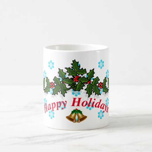 Mug Joyeuses fêtes Holly Leaf 2017 (Centre)