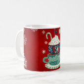 Mug Joyeuses Fêtes Joyeux Noël Musique (Devant gauche)