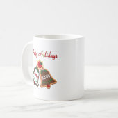 Mug Joyeuses fêtes Noël Cookie Bells (Devant gauche)
