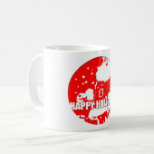 Mug Joyeuses fêtes - Père Noël - (Devant gauche)