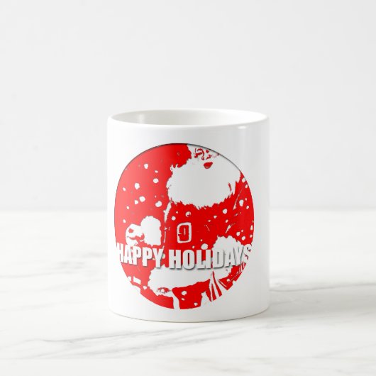 Mug Joyeuses fêtes - Père Noël - (Centre)