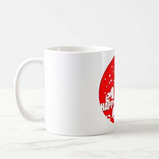 Mug Joyeuses fêtes - Père Noël - (Gauche)
