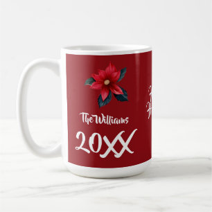 Mug Joyeuses Fêtes Photo de Réunion de Famille de Noël