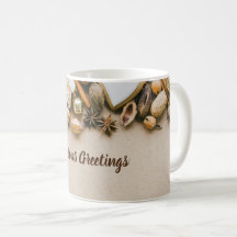 Mug Joyeuses Fêtes rustique 