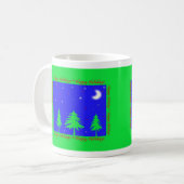 Mug Joyeuses Fêtes Scène d'Hiver (Devant gauche)
