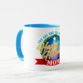Mug Joyeuses Fêtes / Une Mère sur un Million (Votre Te (Devant gauche)