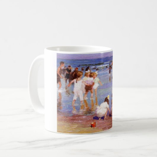 Mug Joyeuses journées à la plage (par E.H. Potthast) (Devant gauche)