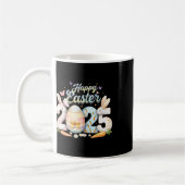 Mug Joyeuses Pâques 2025 Lapin Visage de Lapin Jour de (Gauche)
