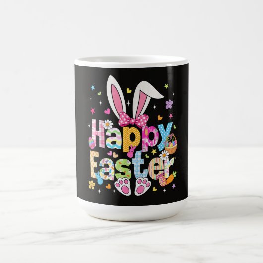 Mug Joyeuses Pâques 2026 Lapin Mignon (Centre)