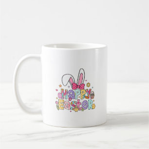 Mug Joyeuses Pâques 2026 Mignon Lapin Jour de Pâques F