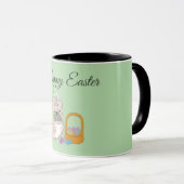 Mug Joyeuses Pâques, chien (Devant droit)