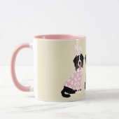 Mug Joyeuses Pâques Chiens de montagne bernois (Gauche)